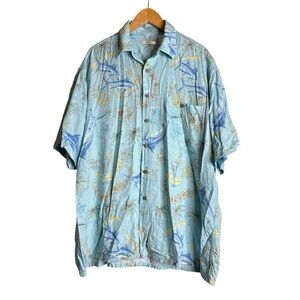 Hawaiian Shirt Sz XL Blue – Croft & Barrow